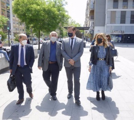Visita del Ayuntamiento al Camino de Ronda (AYUNTAMIENTO GRANADA)