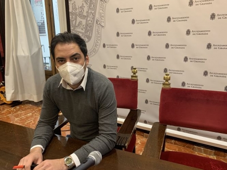 El concejal del PSOE en el Ayuntamiento de Granada, Eduardo Castillo (PSOE)