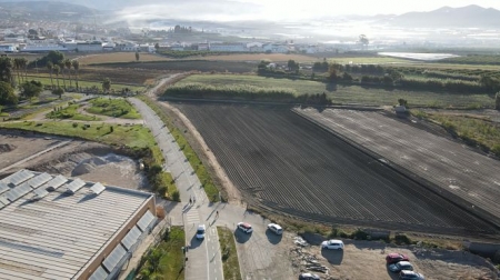 Terrenos sobre los que discurrirá el primer tramo de la II fase de la Ronda Sur (AYTO. MOTRIL)