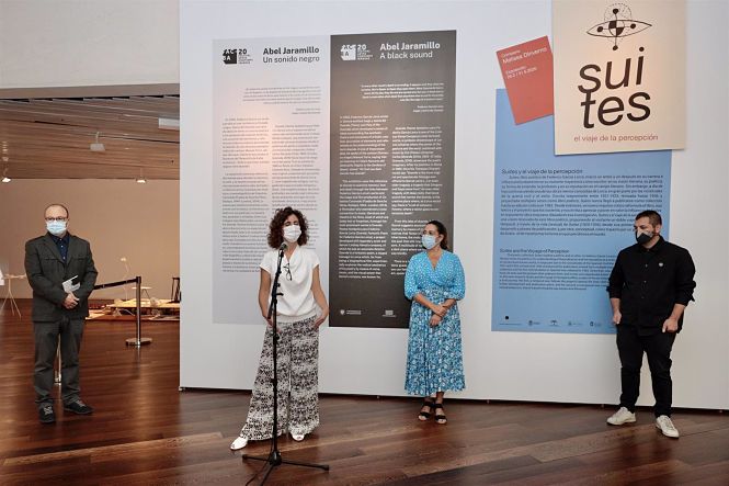Sara Navarro interviene en la apertura de una exposición de Abel Jaramillo en el Centro Lorca, en imagen de archivo (JOSÉ ANTONIO ALBORNÓZ-CENTRO LORCA) Sara Navarro interviene en la apertura de una exposición de Abel Jaramillo en el Centro Lorca, en imagen de archivo (JOSÉ ANTONIO ALBORNÓZ-CENTRO LORCA)
