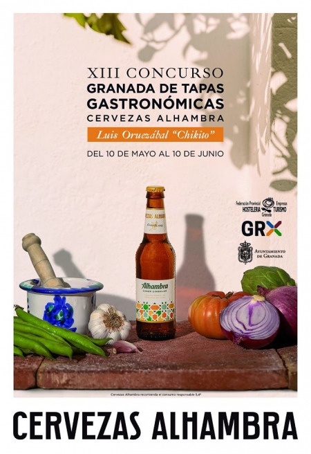 Cartel del XIII `Granada de tapas gastronómicas`(AYTO. GRANADA)