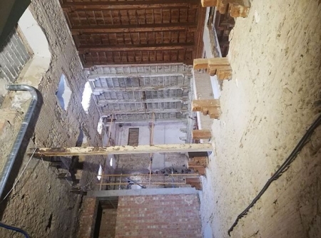 Obras en la planta baja de la Abadía del Sacromonte (ARCHIDIÓCESIS)