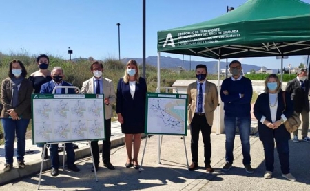 Imagen de la presentación de la nueva línea de autobús (JUNTA)