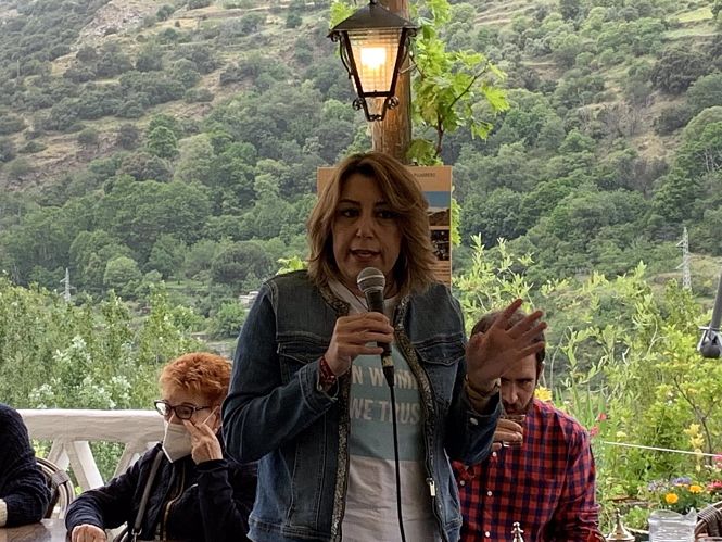 Susana Díaz en un acto de la campaña a las primarias para la Presidencia de la Junta por el PSOE-A (EQUIPO DE SUSANA DÍAZ) Susana Díaz en un acto de la campaña a las primarias para la Presidencia de la Junta por el PSOE-A (EQUIPO DE SUSANA DÍAZ)