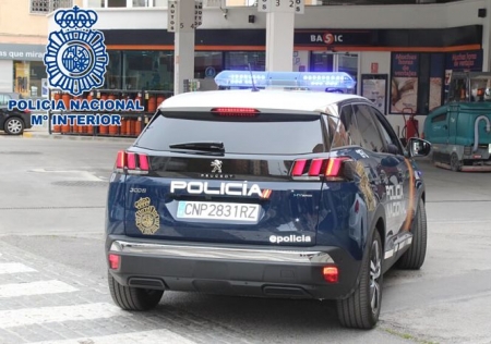 Imagen de un vehículo policial (POLICÍA NACIONAL)