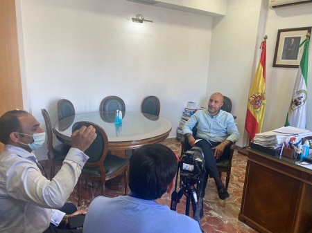 Grabación de la TV alemana con el alcalde de Otur (AYTO. OTURA)