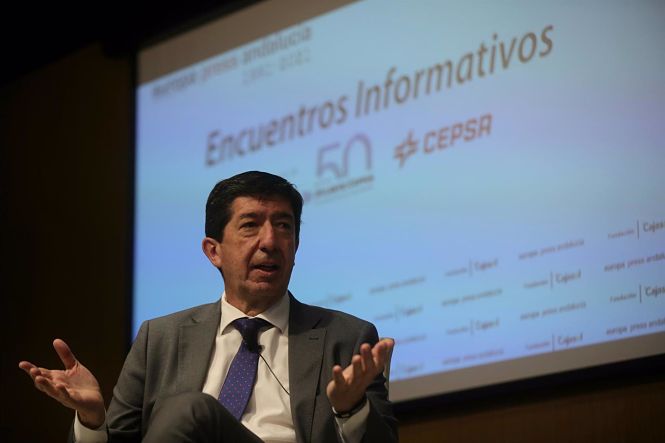 El vicepresidente de la Junta y consejero de Turismo,Juan Marín (MARÍA JOSÉ LÓPEZ / EUROPA PRESS/MARÍA JOSÉ LÓPEZ) El vicepresidente de la Junta y consejero de Turismo,Juan Marín (MARÍA JOSÉ LÓPEZ / EUROPA PRESS/MARÍA JOSÉ LÓPEZ)