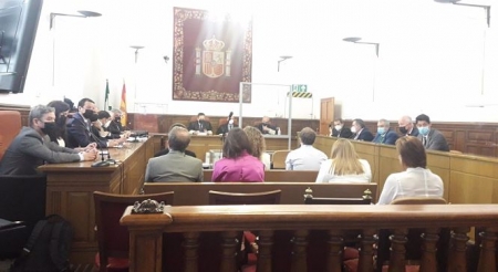 Los acusados del caso `Emucesa` en la Audiencia de Granada (EUROPA PRESS) 