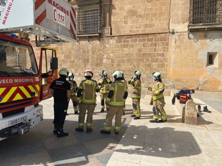 Bomberos de Guadix en una imagen de archivo (AYUNTAMIENTO DE GUADIX) 