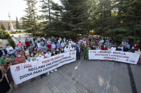 Imagen de la concentración (PSOE) 