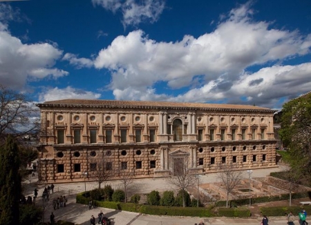 Palacio de Carlos V del recinto alhambreño, en imagen de archivo (PATRONATO DE LA ALHAMBRA Y EL GENERALIFE) 