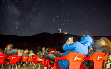 Observación de las Perseidas desde Sierra Nevada, en imagen de archivo (CETURSA) 