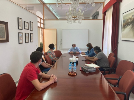 Imagen de la reunión en el Ayuntamiento de Alhama de Granada (DIPUTACIÓN) 