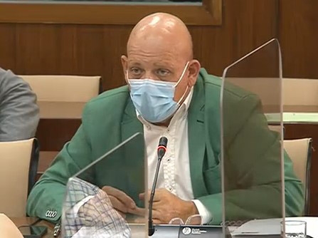 El parlamentario andaluz del PSOE , Gerardo Sánchez (PSOE)