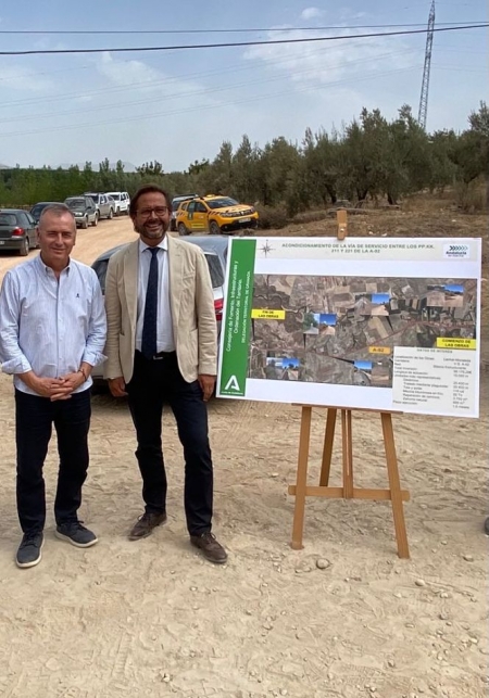 Imagen de la visita a las obras (JUNTA)