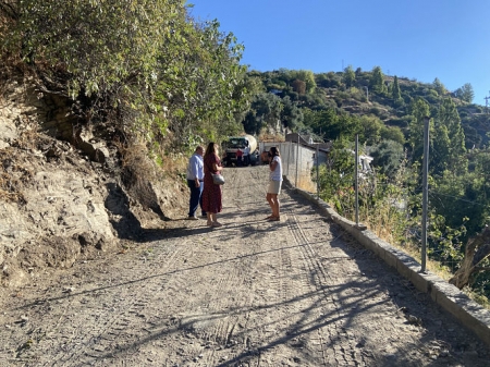 Visita a las obras de hormigonado (AYTO. GÜEJAR SIERRA)