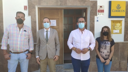 Imagen de la visita a los Guajares (VOX) 