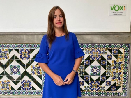Mónica Rodríguez Gallego, concejal de VOX Granada (VOX)