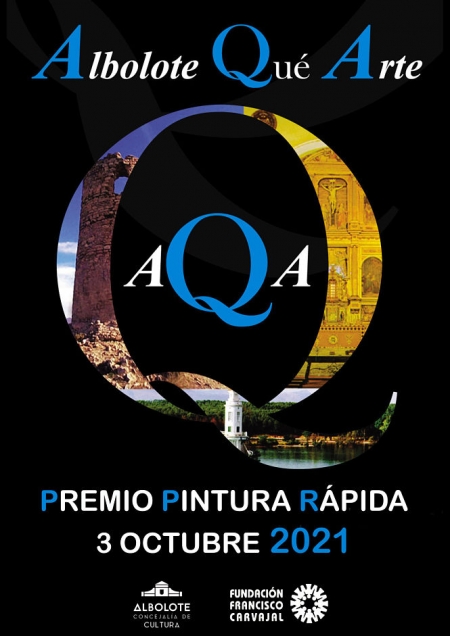 Cartel de los Premios AQA de pintura rápida (AYTO. ALBOLOTE)