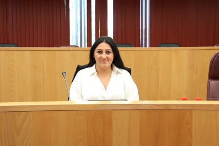La Diputada Provincial de Unidas Podemos,  Alejandra Durán (UNIDAS PODEMOS)