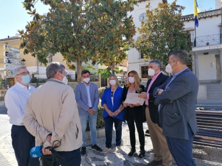 Imagen de la visita a Ogijares (CIUDADANOS)