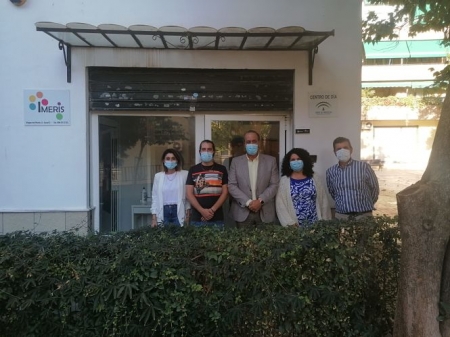 Imagen de la visita al Centro de Día Imeris (JUNTA)
