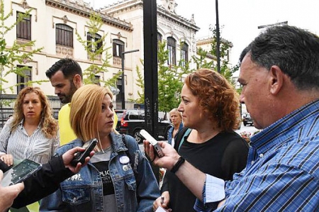 La coordinadora provincial de IU, Mari Carmen Pérez (IU)