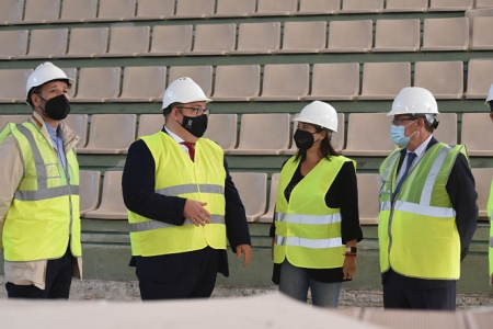 Imagen de la visita a las obras (R. MARTÍNEZ / DIPGRA)