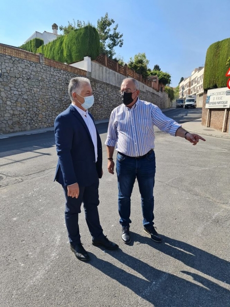 El Diputado de obras públicas, José María Villegas ha visitado Gójar (DIPUTACIÓN)