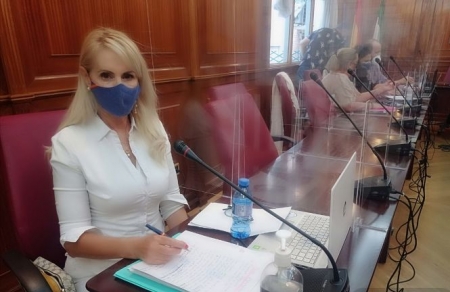 Portavoz de VOX en el Ayuntamiento de Santa Fe, Silvia Enríquez