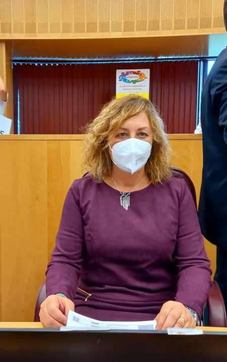 La Diputada Provincial de Vox, Cristina Jiménez (VOX)