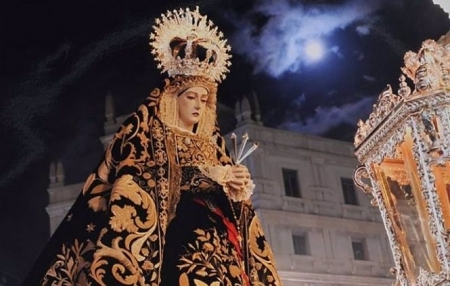 Virgen de la Soledad, en imagen de archivo (ARZOBISPADO)