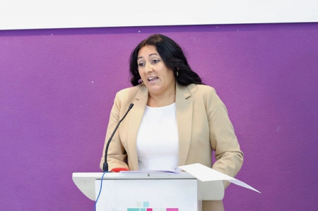 La Diputada Provincial de Unidas Podemos,  Alejandra Durán (UNIDAS PODEMOS)
