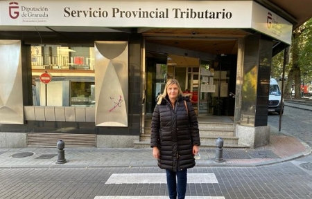 La portavoz del PP en Diputación, Inmaculada Hernández (PP)