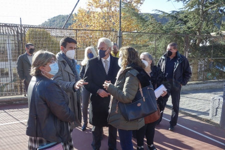 Imagen de la visita a Lancha del Genil (JAVIER ALGARRA / AYUNTAMIENTO) 