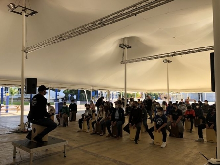 Cajonada en el Parque de las Ciencias (JUNTA) 