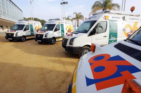 Ambulancias (UVI Móviles) de EPES 061 (EUROPA PRESS/EPES) 