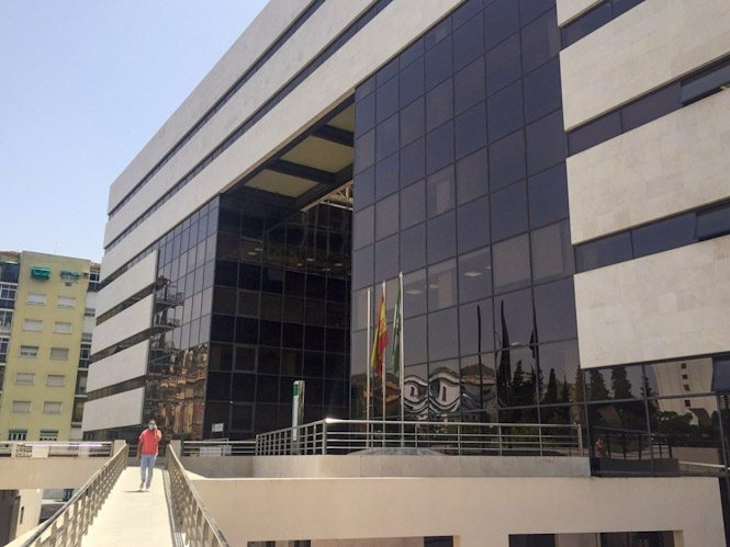 Edificio judicial de Caleta, en imagen de archivo (JUNTA)