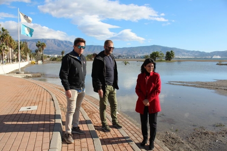 Visita a las obras de la playa del Poniente (SUBDELEGACIÓN) 