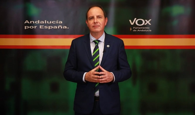 El parlamentario andaluz de VOX, Francisco Ocaña (VOX)