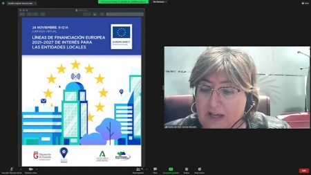 La Diputada de Empleo y Desarrollo Sostenible, Ana Muñoz (DIPUTACIÓN)
