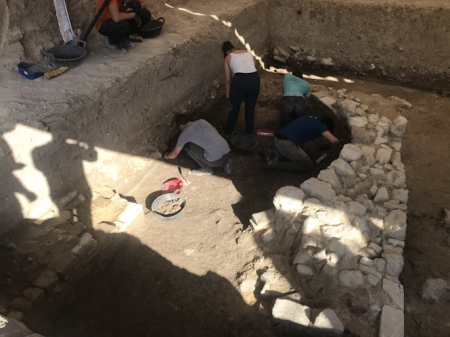 Trabajos en la Villa Romana de Salar (DIPUTACIÓN)