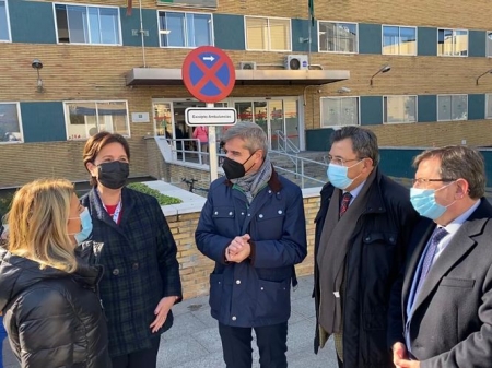 Imagen de la visita al Zaidín (PP)