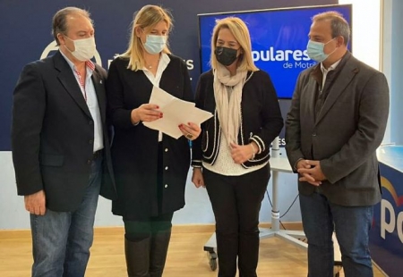 El grupo provincial del PP durante la visita a Motril (AYTO. MOTRIL)