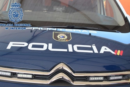 Imagen de un vehículo de la policía de fronetras (POLICIA ANCIONAL)