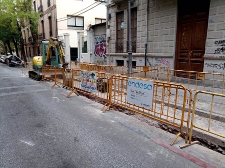  Obras de Endesa en la calle Gran Capitán, en imagen de archivo (ENDESA)