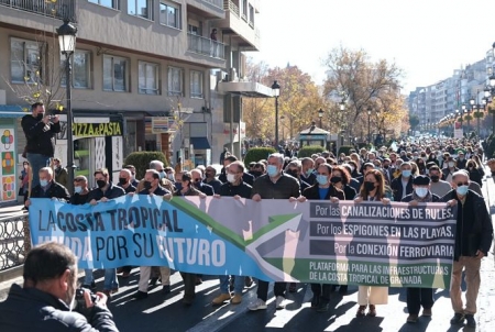 Manifestación para reclamar las infraestructuras en la COsta (JCU RIOS VERDE, SECO Y JATE) 