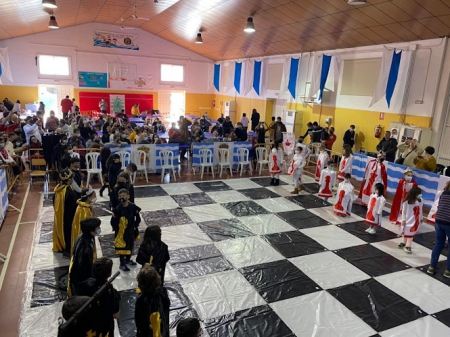 Imagen del ajedrez viviente (AUTO. VEGAS DEL GENIL)