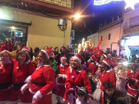 Cabalgata de Mamá Noel antes de la pandemia (AYTO. OTURA)