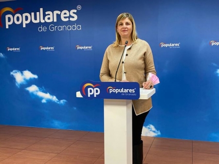 La portavoz del PP en Diputación, Inmaculada Hernández (PP)